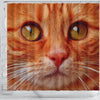 Lovely Cat Face Print Shower Curtains-Free Shipping - Deruj.com