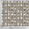 Pekingese Dog Pattern Print Shower Curtains-Free Shipping - Deruj.com