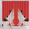 Japanese Bobtail Cat Print Shower Curtain-Free Shipping - Deruj.com