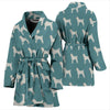 Chinese Shar Pei Dog Pattern Print Women's Bath Robe-Free Shipping - Deruj.com