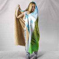 Budgerigar Parrot Print Hooded Blanket-Free Shipping - Deruj.com