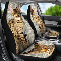 Savannah Cat Print Car Seat Covers- Free Shipping - Deruj.com