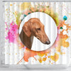 Azawakh Dog Print Shower Curtain-Free Shipping - Deruj.com
