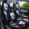 Bichon Frise Patterns Print Car Seat Covers-Free Shipping - Deruj.com