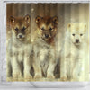 Sled Dogs Print Shower Curtains-Free Shipping - Deruj.com