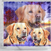 Labrador Retriever Print Shower Curtains-Free Shipping - Deruj.com