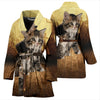 Siberian cat Print Women's Bath Robe-Free Shipping - Deruj.com