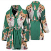 Amazing Cardigan Welsh Corgi Dog Print Women's Bath Robe-Free Shipping - Deruj.com