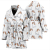 Cavalier King Charles Spaniel Patterns Print Women's Bath Robe-Free Shipping - Deruj.com