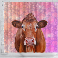 Limousin Cattle (Cow) Print Shower Curtains-Free Shipping - Deruj.com