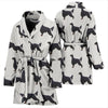 Gordon Setter Dog Pattern Print Women's Bath Robe-Free Shipping - Deruj.com