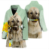 Anatolian Shepherd Dog Print Women's Bath Robe-Free Shipping - Deruj.com