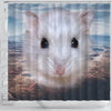 Cute Campbell's Dwarf Hamster Print Shower Curtains-Free Shipping - Deruj.com