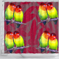 Love Bird Print Shower Curtains-Free Shipping - Deruj.com