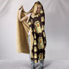 Bulldog Pattern Print Hooded Blanket-Free Shipping - Deruj.com