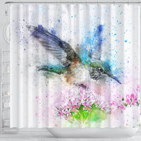 Bird Color Art Print Shower Curtains-Free Shipping - Deruj.com