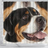 Greater Swiss Mountain Dog Print Shower Curtain-Free Shipping - Deruj.com