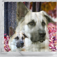 Cute Chinook Dog Print Shower Curtains-Free Shipping - Deruj.com