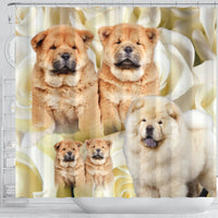 Chow Chow Print Shower Curtains- Free Shipping - Deruj.com