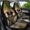 Grey Crowned Crane Bird Print Car Seat Covers-Free Shipping - Deruj.com
