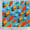 Platy Fish Print Shower Curtains-Free Shipping - Deruj.com