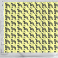 Chinese Crested Dog Pattern Print Shower Curtains-Free Shipping - Deruj.com