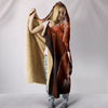 Cute Irish Red and White Setter Print Hooded Blanket-Free Shipping - Deruj.com