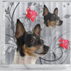 Cute Toy Fox Terrier Print Shower Curtain-Free Shipping - Deruj.com