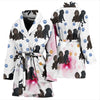 Barbet Dog Patterns Print Women's Bath Robe-Free Shipping - Deruj.com