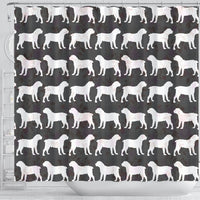 Boreboel Dog Pattern Print Shower Curtains-Free Shipping - Deruj.com