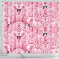 Flamingo Print Shower Curtains-Free Shipping - Deruj.com