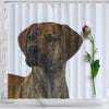 Plott Hound Dog Print Shower Curtain-Free Shipping - Deruj.com