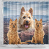 Lovely Australian Terrier Print Shower Curtains-Free Shipping - Deruj.com