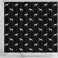 Amazing Whippet Dog Pattern Print Shower Curtains-Free Shipping - Deruj.com