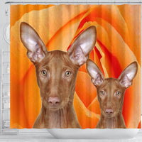 Pharaoh Hound Dog Print Shower Curtains-Free Shipping - Deruj.com