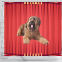 Briard Dog Print Shower Curtain-Free Shipping - Deruj.com