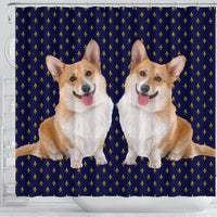 Cardigan Welsh Corgi Dog Print Shower Curtains-Free Shipping - Deruj.com