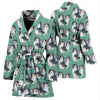 Lovely Havanese Dog Pattern Print Women's Bath Robe-Free Shipping - Deruj.com