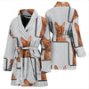 LaPerm Cat Print Women's Bath Robe-Free Shipping - Deruj.com