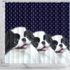 Cute Japanese Chin Dog Print Shower Curtains-Free Shipping - Deruj.com