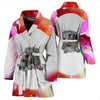 Cute Guinea Pig Print Women's Bath Robe-Free Shipping - Deruj.com