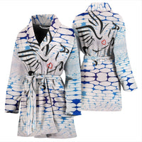Percheron Horse Print Women's Bath Robe-Free Shipping - Deruj.com