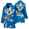 Amazing Flower Eyes Print Women's Bath Robe-Free Shipping - Deruj.com