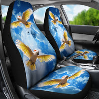 Salmon-Crested Cockatoo Print Car Seat Covers- Free Shipping - Deruj.com