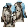 Alaskan Malamute Print Women's Bath Robe-Free Shipping - Deruj.com