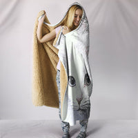 Turkish Angora Cat Print Hooded Blanket-Free Shipping - Deruj.com
