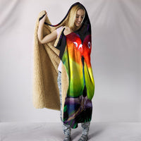 Love Bird Print Hooded Blanket-Free Shipping - Deruj.com