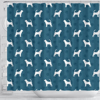 Bloodhound Dog Paws Print Shower Curtains-Free Shipping - Deruj.com