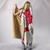 Maltese Dog On Red Print Hooded Blanket-Free Shipping - Deruj.com