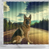 Amazing German Shepherd Print Shower Curtains-Free Shipping - Deruj.com